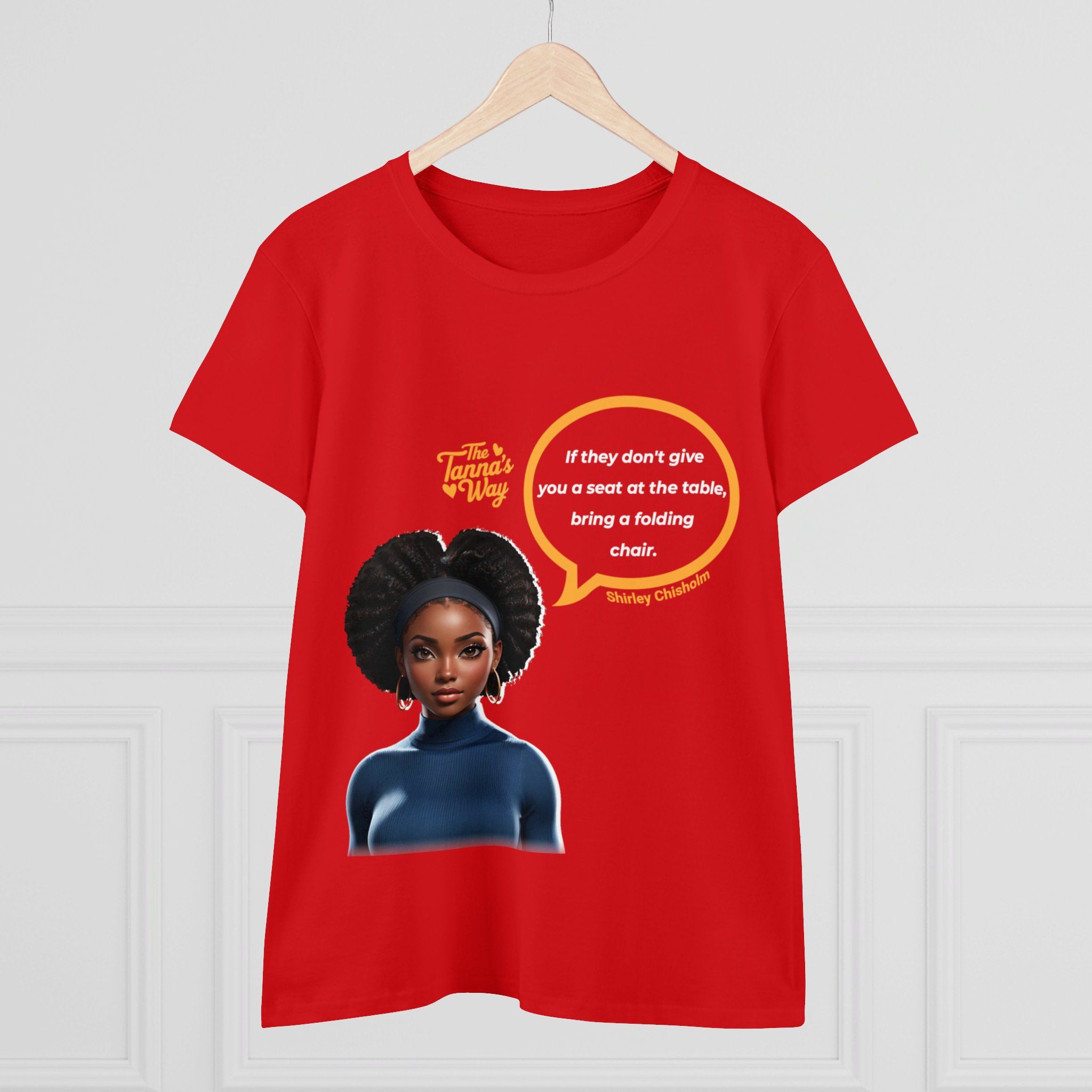 Shirley Chisholm 2 | Women's Midweight Cotton Tee